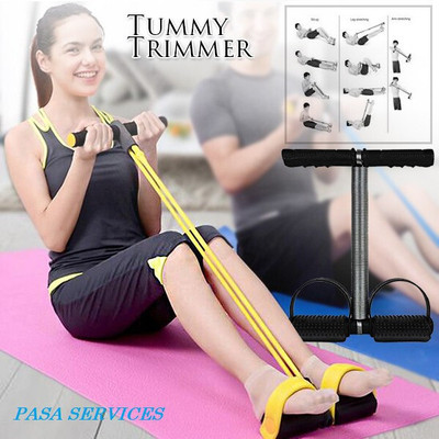 gamers hub PASA Body Shaper 4 Rubber Tummy Trimmer Ab Exerciser(Multicolor)