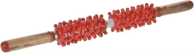 ACS MART Yoga roller back massager soft pointed acupressure relaxation Ab Exerciser(Red)