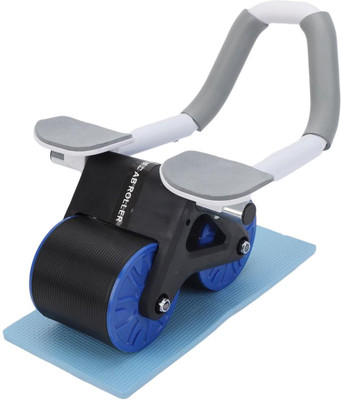 FINARO Elbow Support Ab Roller Wheel Multi Ab Machine Automatic Return Blue Ab Exerciser(Blue)