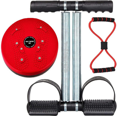 Krasava Tummy Trimmer, Twister Toning ,Tube Weight Loss Abs Exercise Fitness Ab Exerciser(Multicolor)