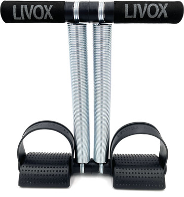 LIVOX Best Quality double Spring Tummy Trimmer Men & Women, Abs Exercise use. Ab Exerciser(Black)