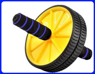 zxxxt New Double Ab Wheel Roller/Carver/Abdominal Ab Exerciser(Multicolor)