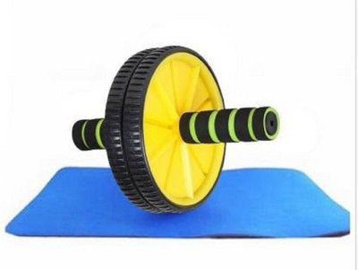 gamers hub Double Ab Wheel Roller/Carver/Abdominal Ab Exerciser(Multicolor)