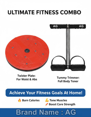 AG Enterprises Tummy Twister & Trimmer: Compact and Effective Body Shaper Ab Exerciser(Multicolor)