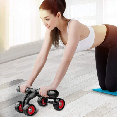 Ecosia AB ROLLER 4 WHEELER Ab Exerciser(Multicolor)