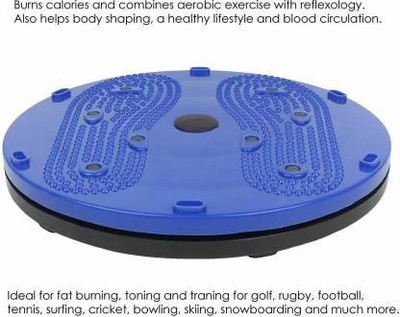 KBCCRAZY TUMMY TWISTER WEIGHT REDUCE & SLIM SHAPER BODY Stepper Ab Exerciser(Blue)