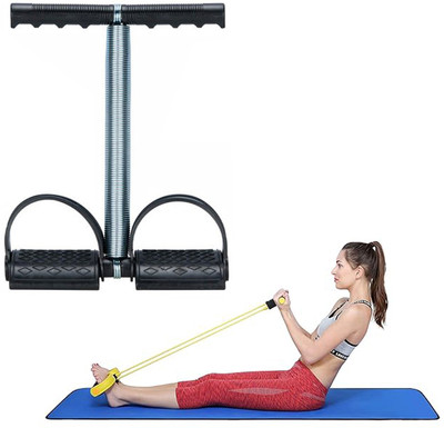 single trimer tummy trimmer with SINGLE spring and soft grip handle Ab Exerciser/AB Ab Exerciser(Multicolor)
