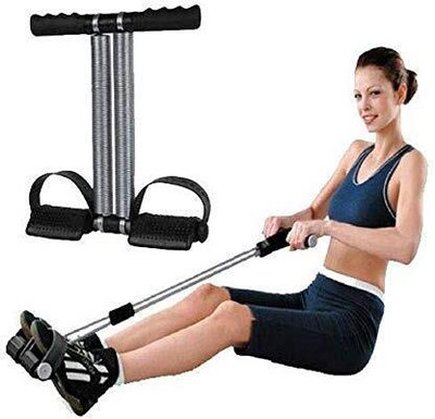 SUPREME5 Double Spring Tummy Trimmer for Men and Women Ab Exerciser bnh18 Ab Exerciser(Black)