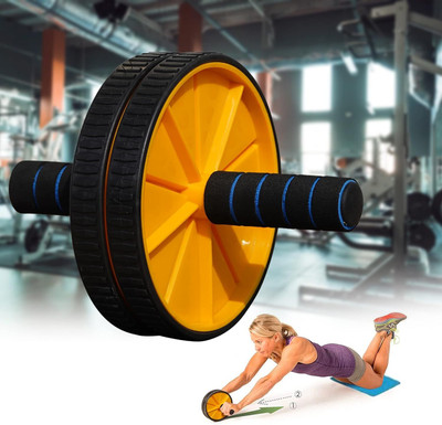 Fitnesstricks Ab Wheel Roller Gym For Exercise Fitness Equipment Workout Equipments Ab Exerciser(Multicolor)
