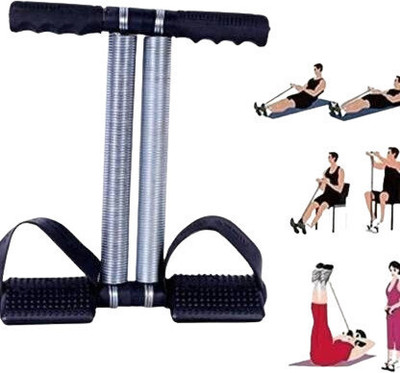 DHEER Double Spring Tummy Trimmer, Waist Trimmer, Ab Exerciser,Gym 024 Ab Exerciser(Black)