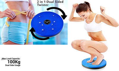 B VIBES 2 in 1 Tummy Twister Cum Acupressure Mat with Magnets Body Shaping Machine Ab Exerciser(Multicolor)