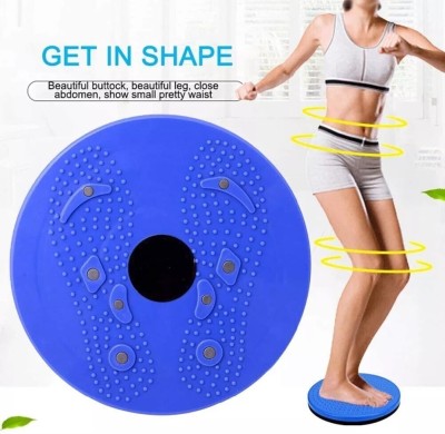 QUICK FIT Acupressure Twister (Pyramids n Magnets) Ab Exerciser(Blue)