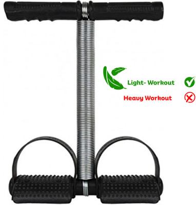 Shopeleven Single Spring Tummy Trimmer for Abdominal Exercise, Waist Trimmer for Women Ab Exerciser(Black)