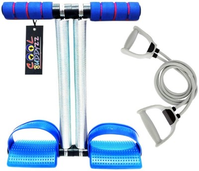 Cool Buddyzz Premium Quality Double Spring Tummy Trimmer for Men and Women Ab Exerciser(Blue, Blue)