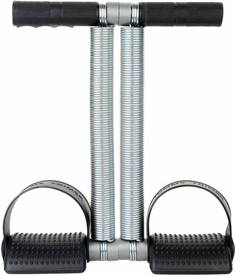 LIVOX Double Spring Tummy Trimmer (T T - 02) Ab Exerciser(Black, Silver)