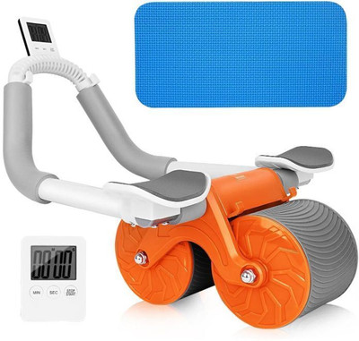 PARAIZO Automatic Rebound Ab Abdominal Exercise Roller with Elbow Support and Timer Ab Exerciser(Multicolor)