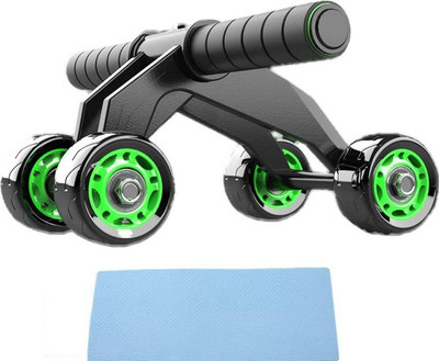 BOLDHIGH Ab Roller Wheel Abs for Abdominal & Stomach Exercise Training with Mat Ab Exerciser(Multicolor)