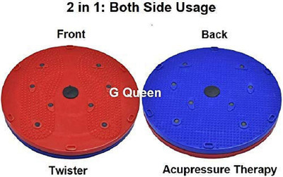 DHEER TUMMY TWISTER + ACUPRESSURE Ab Exerciser(Blue, Red)