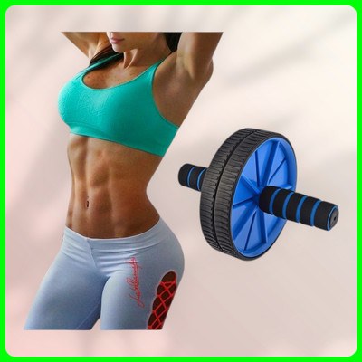 zxxxt Fitness AB Wheel / AB Roller Dual Wheel Core Trainer_1128 Ab Exerciser(Multicolor)