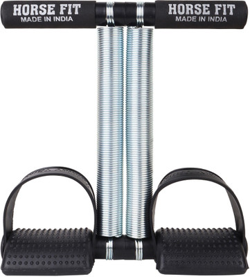 HORSE FIT Double Spring Tummy Trimmer For Fat Burn & Weight loss For Men & Women Exercise Ab Exerciser(Black)