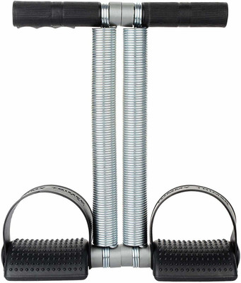 IPLLIVE TUMMY TRIMMER DOUBLE SPRING FULL BODY FITNESS EQUIPMENT Ab Exerciser(Black, Silver)