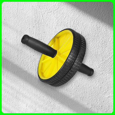 zxxxt Fitness AB Wheel / AB Roller Dual Wheel Core Trainer_823 Ab Exerciser(Yellow)