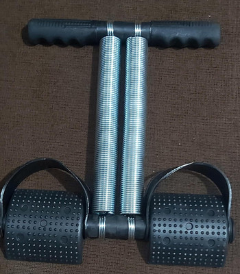 KKNTERPRISE TUMMY TRIMMER HOME GYM FITNSS DOUBLE SPRING Ab Exerciser 12 Ab Exerciser(Black)