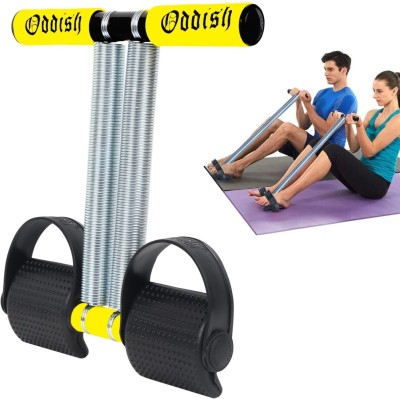 Oddish Tummy Trimmer 12 inch Double Spring Premium Quality for man and women Ab Exerciser(Yellow, Black, Silver)