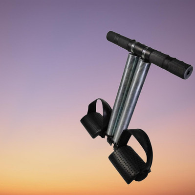 KKNTERPRISE TUMMY TRIMMER HOME GYM FITNSS DOUBLE SPRING Ab Exerciser 71 Ab Exerciser(Black)