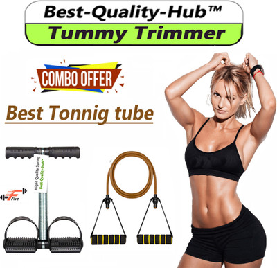 FFive Tummy Trimmer Toning Tube Combo Burn Off Tummy Fat Extra Ab Exerciser(Multicolor)