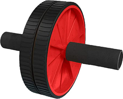 Strauss Premium Abs Roller | Exercise Roller Wheel | Ab Wheel Roller | Gym Roller Ab Exerciser(Red)