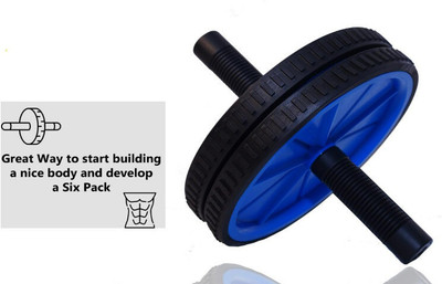 HOC Double Abdominal Wheel Ab Roller,Ab Roller for Gym & Fitness Workout Ab Exerciser(Multicolor)
