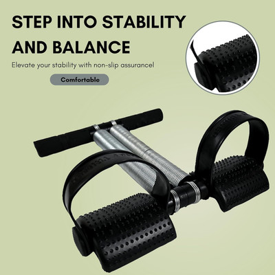 MODERNWOMANIYA Professional Highly Elastic Steel Multipurpose Tummy Trimmer Abdominal Exerciser Ab Exerciser(Black)