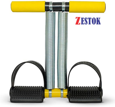 Zestok Tummy Trimmer Double Spring For Fat Burning & Weight loss Workouts for Men Women Ab Exerciser(Yellow)
