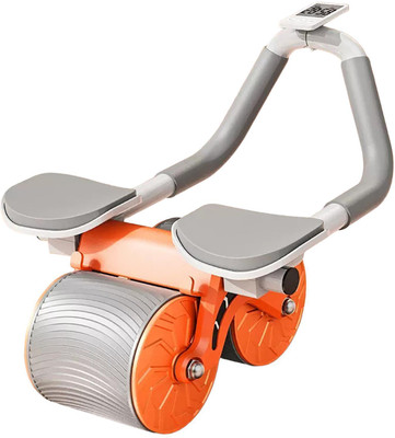 lexso Roller Multi Angle Side Slip with Elbow Support for Strength Training Ab Exerciser(Orange)