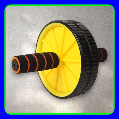 zxxxt Fitness Ab Roller_881 Ab Exerciser(Yellow, Black)