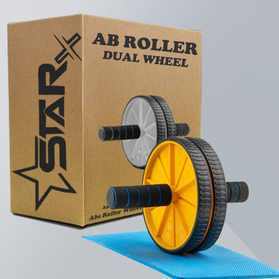 STARX 5 minute workout AB roller Ab Exerciser(Black)