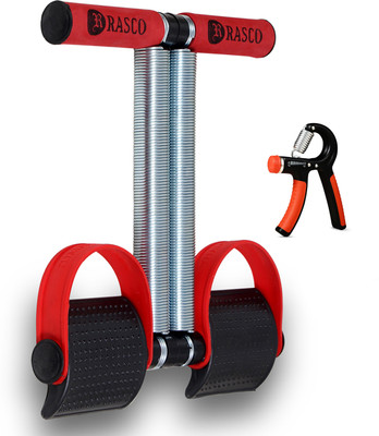 RASCO Double Spring Tummy Trimmer for Abs and Leg Exercise with Hand Grip Ab Exerciser(Red)