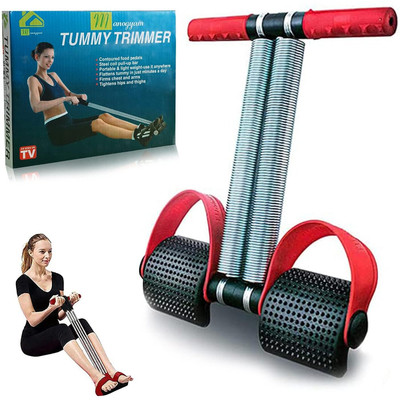 primesale Professional 2 Spring Elastic Steel Double Spring Multipurpose Tummy Trimmer Ab Exerciser(Multicolor)