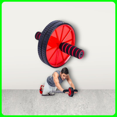zxxxt Fitness AB Wheel / AB Roller Dual Wheel Core Trainer_1050 Ab Exerciser(Multicolor)