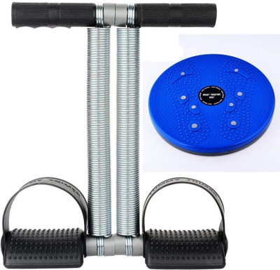 DHEER YLW TUMMY TWISTER WITH DOUBLE SPRING TUMMY TRIMMER RED Ab Exerciser(Multicolor)