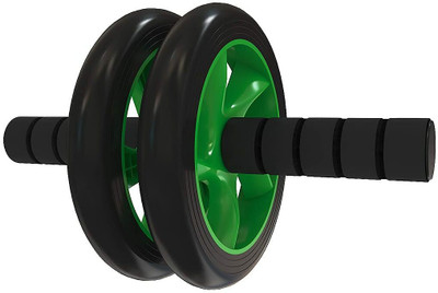 GJSHOP Anti Skid/Anti Wobble Dual Ab Roller Wheel for Abs Workouts Ab Exerciser(Multicolor)
