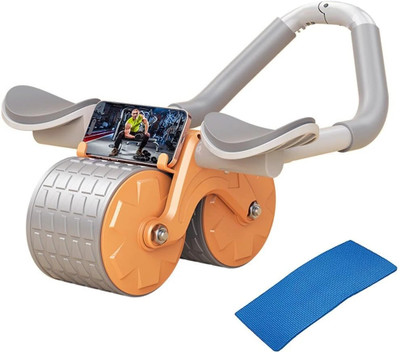 MILONI USA Roller Wheel Exercise with Elbow Support, Automatic Rebound Abdominal Wheel Ab Exerciser(Multicolor)