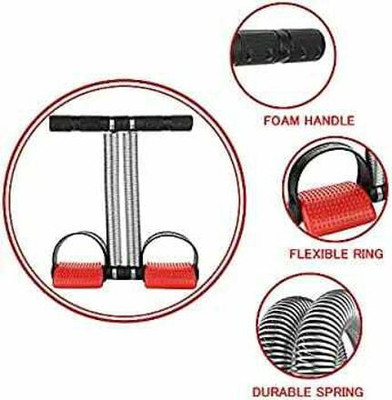 gamers hub New tummy Trimmer Double Spring Ab Exerciser(Black)