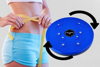 IRONCORE Tummy Twister Exercise Machine Magnet Balanc Rotat Board Waist Twisting Disc35 Ab Exerciser(Multicolor)