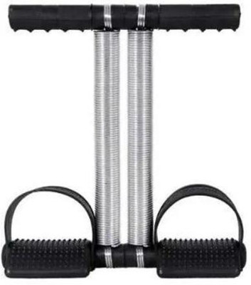 Aim Tummy Trimmer 14 INCH LONG Double Spring for Men & Women Ab Exerciser(Black, Silver)