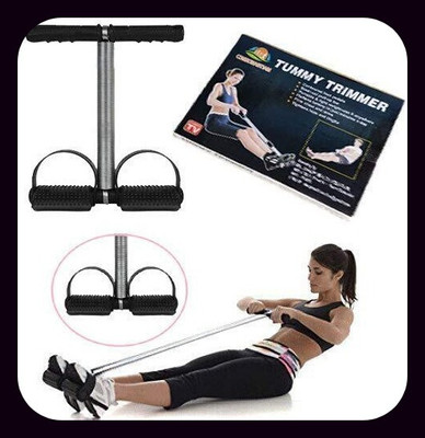 Athlian New_Tummy Trimmer Ab Exerciser, Single Springs for Men & Women Ab Exerciser(Black)