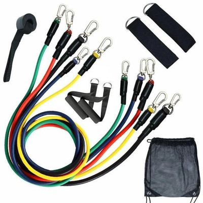 gamers hub Power Band Resistance Bands Set for Exercise, Resistance Band (Multicolor Ab Exerciser(Multicolor)