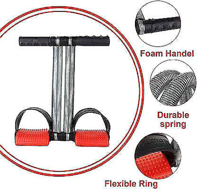 gamers hub HOME GYM EQUIPMENT OF DOUBLE SPRING TUMMY TRIMME_Tummy Trimmer_293_AB Ab Exerciser(Multicolor)