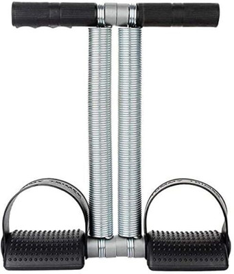 BKCFREEZE Double Spring Tummy Trimmer, Ab Exerciser , Multipurpose Fitness Equipment Ab Exerciser(Black, Silver)